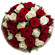 букет из красных и белых роз. Дубай